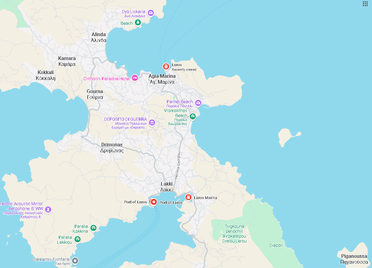 LEROS (AGİA MARİNA) LİMANI